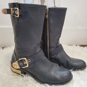 Vince Camuto Winchell Mid Calf Black boot